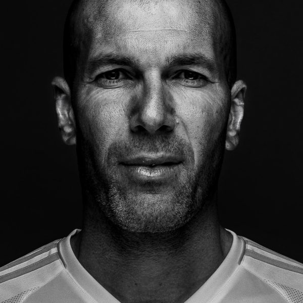 Retrato a Zinedine Zidane por Jeosm